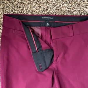 Banana Republic Sloan Fit Maroon pant 4p